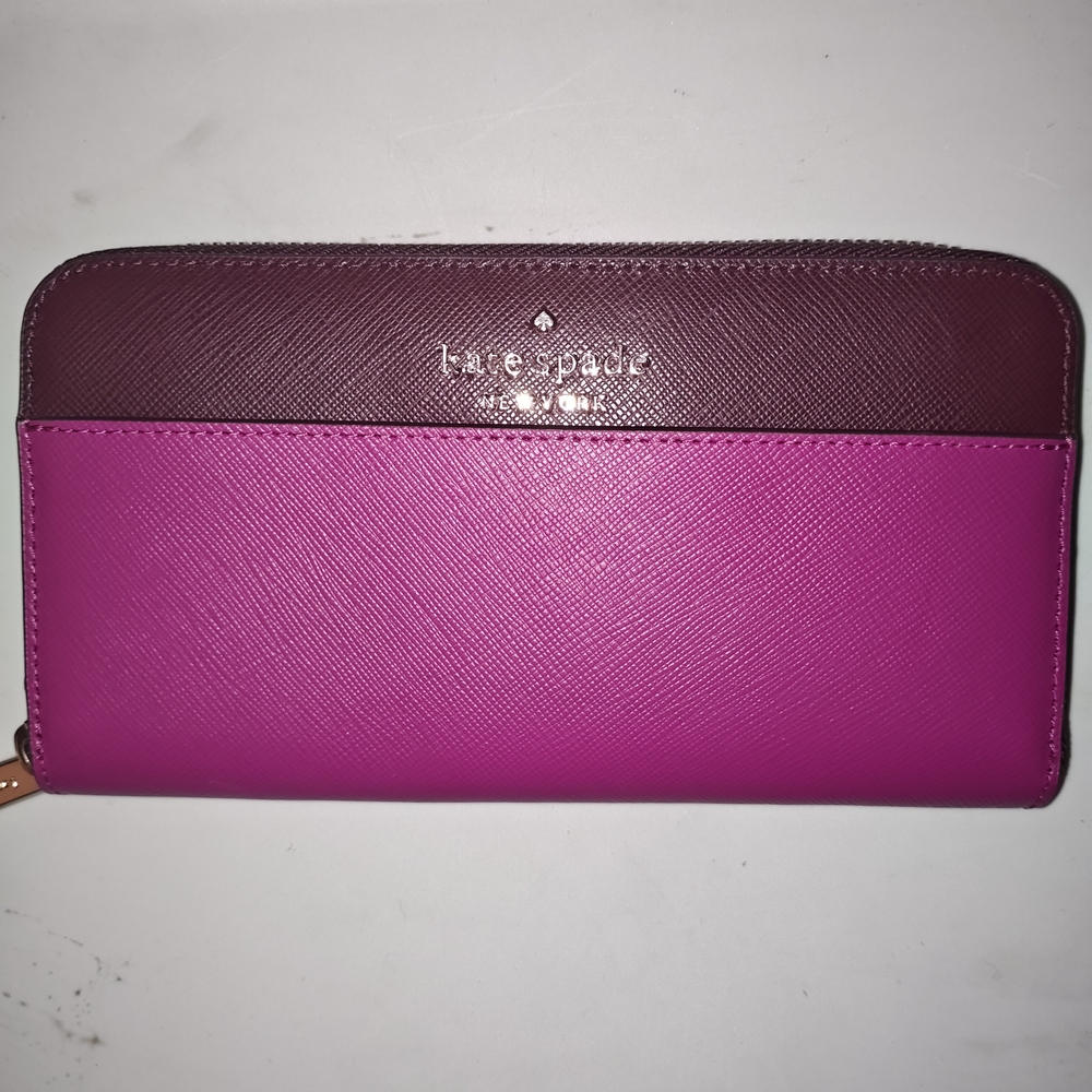 Kate Spade Pink and Purple Women's Wallet